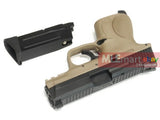 WE Metal Slide M&P S Bird Series Compact GBB Pistol Dragon Scale Edition - Tan - MLEmart.com