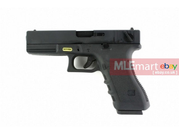 WE Double Barrel G18C GBB Pistol (Black) - MLEmart.com