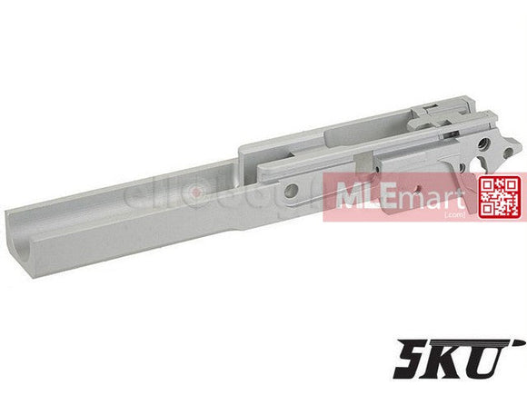 5KU CNC Chassis 5 inch LDC SV for Marui Hi-Capa 5.1 GBB (Silver) - MLEmart.com