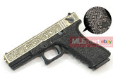 WE Aluminum Slide G18C GBB Pistol Classic Pattern(w/Case,Ivory) - MLEmart.com