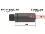 G&P 1.5 inch Outer Barrel Extension (CW/CCW) - MLEmart.com