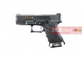 WE G19 GBB Brand War Ver (Black Slide & Frame with Gold Barrel) - MLEmart.com