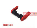 Angry Gun Ambi Selector for WE M4 GBB (Red) - MLEmart.com