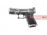 WE G19 GBB Brand War Ver (Silver Slide and barrel with BK Frame) - MLEmart.com