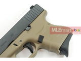 WE Metal Slide G27 Gen4 GBB Pistol (TAN) - MLEmart.com