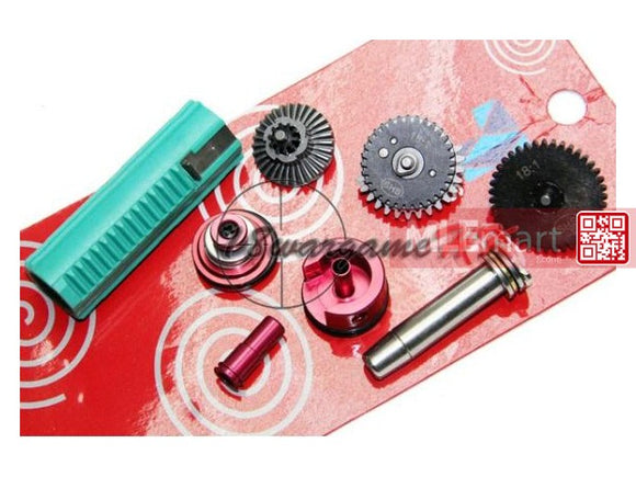 SHS M4 High Torque 18:1 Gear Tune-Up Set with 1 Steel Tooth Piston (Green) - MLEmart.com