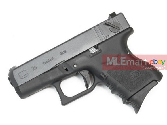 WE Metal Slide G26 GBB Pistol Full Auto Ver. (BK) | MLEmart.com