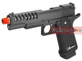 WE Metal Slide HI-CAPA 5.1 GBB Pistol (14 hole slide, Black) - MLEmart.com