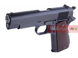 WE Full Metal M1943 GBB Pistol with 2 Magazine (Black) - MLEmart.com