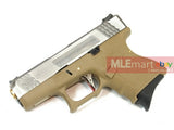 WE G27 GBB Pistol (Silver Slide,Tan Frame,Gold Barrel) - MLEmart.com