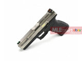 WE GP1799 GBB Pistol (Silver Slide,Black Frame,Silver Barrel ) - MLEmart.com