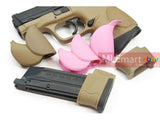 WE Metal Slide M&P Compact GBB Pistol Full Auto w/ 2 Mags - Tan - MLEmart.com