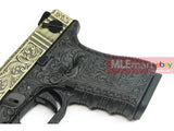 WE Aluminum Slide G23 GBB Pistol Classic Pattern(Bronze) - MLEmart.com