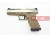 WE GP1799 GBB Pistol (Silver Slide,Tan Frame,Gold Barrel ) - MLEmart.com