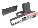 WE Metal Slide G23 Gen 4 GBB Pistol Full Auto Ver. (Silver) - MLEmart.com