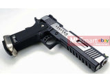 WE HI-CAPA 6 Inch IREX GBB SV-Force Pistol (2-Tone , Silver Barrel, With Marking Slide) - MLEmart.com