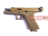 WE G18C GBB Pistol (Tan Slide, Tan Frame, Silver Barrel) - MLEmart.com