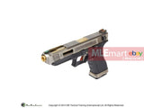 WE G35 GBB Pistol (Sliver Slide, Black Frame, Gold Barrel) - MLEmart.com