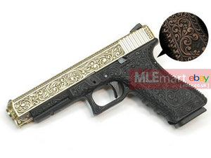 WE Metal Slide G34 GBB Pistol Classic Pattern (Bronze) - MLEmart.com