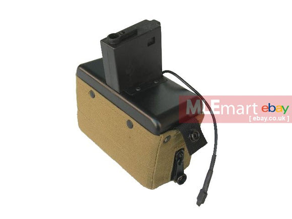 MLEmart.com - MAG 2800rd Cartridge Pouch Drum Magazine for M4/M16 AEG (Olive Drab)