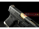 WE G19 GBB Brand War Ver (Black Slide & Frame with Gold Barrel) - MLEmart.com