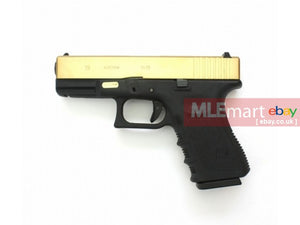 WE G19 Metal Slide GBB Pistol (Gold) - MLEmart.com