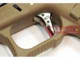 WE G27 GBB Pistol (Black Slide,Tan Frame,Gold Barrel) - MLEmart.com