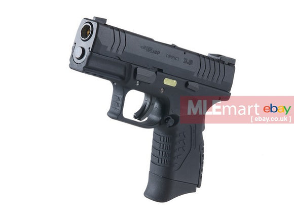 WE XDM-45ACP Compact 3.8GBB Pistol with Single magazine version - Black - MLEmart.com