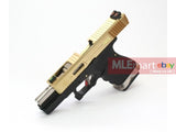 WE G19 GBB Brand War Ver (Gold Slide,Black Frame,Silver Barrel) - MLEmart.com