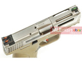 WE Metal Slide M&P Compact Semi-Auto Force GBB (Silver Slide/Silver Barrel/Tan Frame) - MLEmart.com