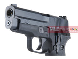 WE F228 Metal Slide Airsoft GBB Pistol(Black) - MLEmart.com