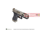 WE G18C GBB Pistol (Silver Slide,Black Frame,Silver Barrel) - MLEmart.com