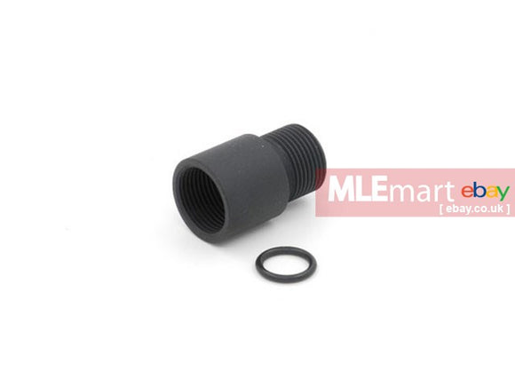 ACM 1/2-inch AEG Outer Barrel Extension with Inner Barrel Stabilizer 14mm CCW (F) / 14mm CCW (M) - MLEmart.com