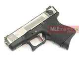 WE G26 GBB Pistol (Silver Slide,Black Frame,Silver Barrel) - MLEmart.com