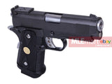 WE HI-CAPA 3.8 1938 B Full Metal GBB Pistol - Black - MLEmart.com