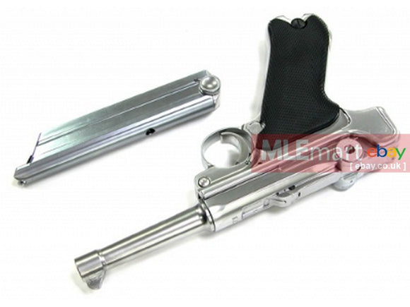 WE Luger P08 (Sliver) (4 inch) - MLEmart.com