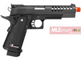 WE Metal Slide HI-CAPA 5.1 GBB Pistol (14 hole slide, Black) - MLEmart.com