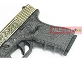 WE Aluminum Slide G19 GBB Pistol Classic Pattern(Ivory) - MLEmart.com