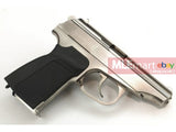 WE Metal MAKAROV GBB Pistol with Silencer (Silver , No marking) - MLEmart.com