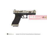 WE G18C GBB Pistol (Silver Slide,Black Frame,Silver Barrel) - MLEmart.com