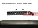 Wii Tech S. Receiver Rail for T.Marui M870 Tactical Shotgun - MLEmart.com