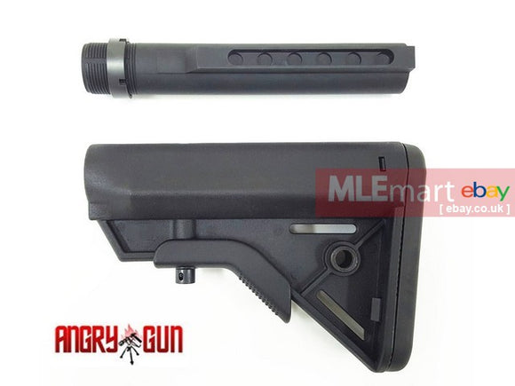 Angry Gun M4 SOPMOD Stock with CNC 6 Pos buffer tube - GBB Version - MLEmart.com