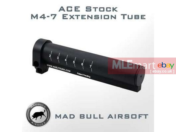 MLEmart.com - Madbull ACE M4 Stock Tube with Quick Detach Base