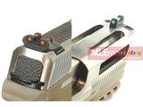 WE N&P XW40 Force Stealth Slide BIG BIRD with Silver Barrel GBB - 2 Tone Tan Frame - MLEmart.com