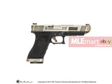 WE G35 GBB Pistol (Sliver Slide, Black Frame, Sliver Barrel) - MLEmart.com