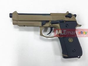 WE Full Metal M9A1 GBB Pistol - Tan - MLEmart.com