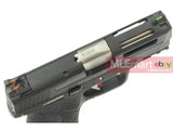 WE Metal Slide M&P Compact Semi-Auto Force GBB (Black Slide/Silver Barrel/Black Frame) - MLEmart.com