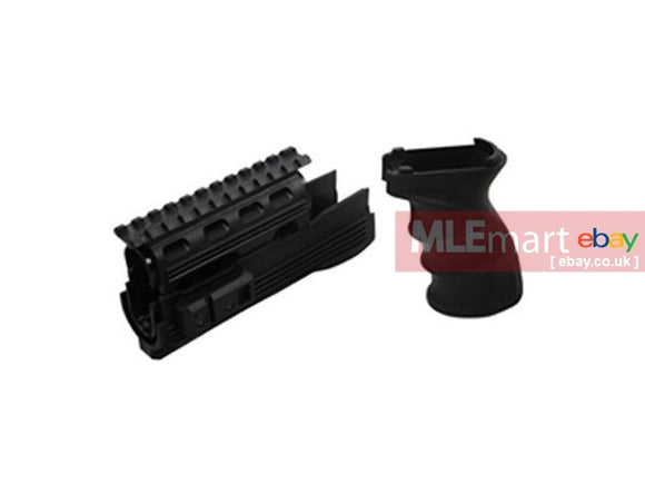 Cyma AEG AK Railed Handguard and Tactical Pistol Grip Set - MLEmart.com