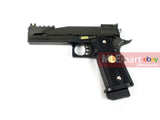 WE Hi-Capa 5.1 Dragon Type B Full Metal GBB Pistol - Black - MLEmart.com