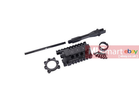 MLEmart.com - Madbull Daniel Defense 4 inch Rail Kit ( RIS Unit / Outer & Inner Barrel) (black)